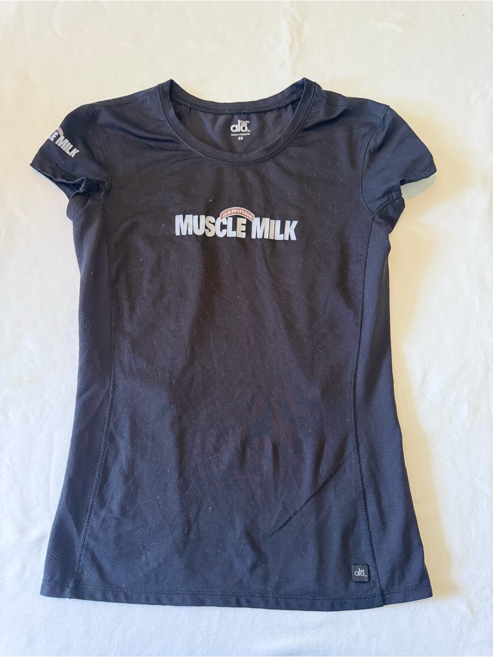 Alo Yoga Muscle Milk Cool Fit Tee sz XS